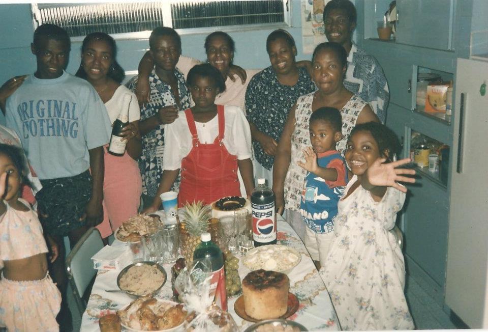 Família reunida no natal de 1998