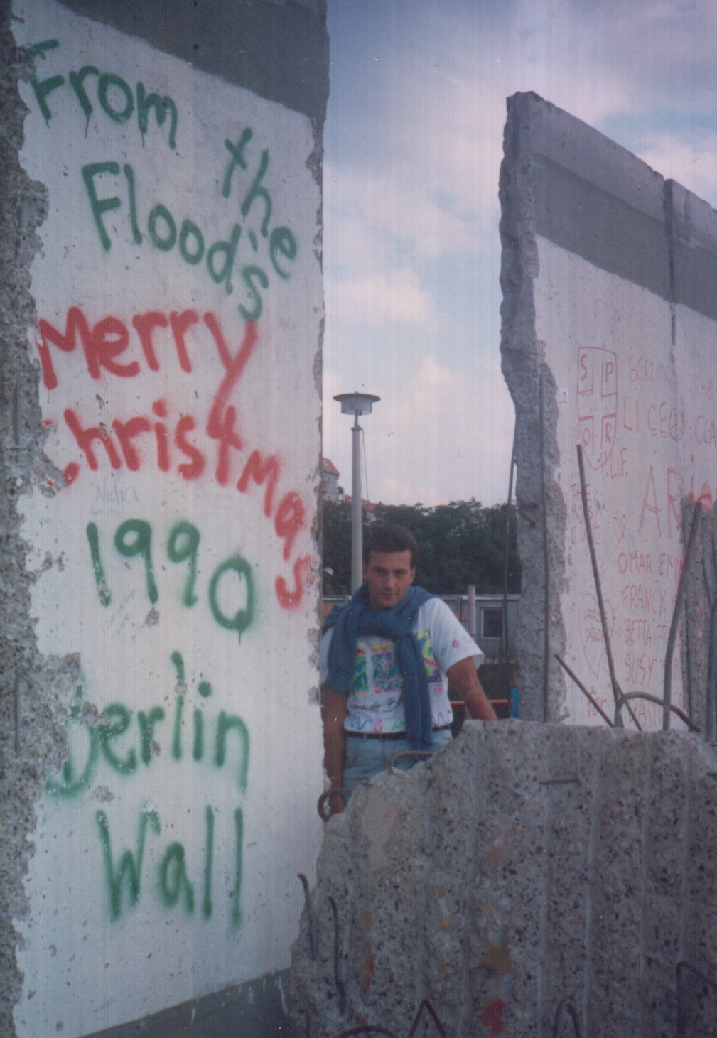 Viagem com dois amigos, viajando de mochilão por 40 dias. Na foto: Luiz Galluzzi.