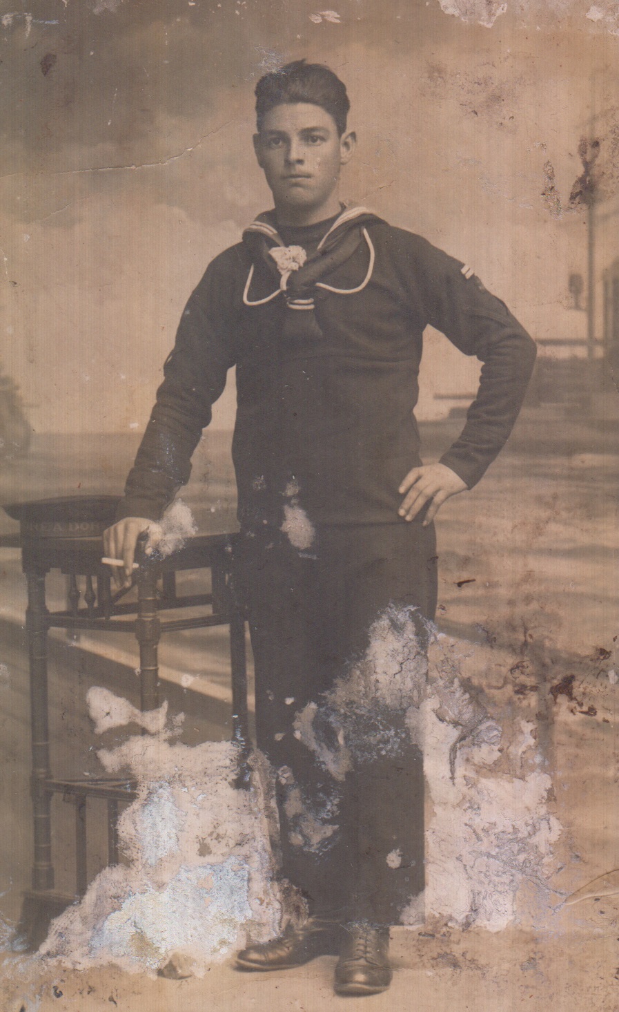 Vito Mastrorosa pai era marinheiro, conheceu o mundo desse jeito.