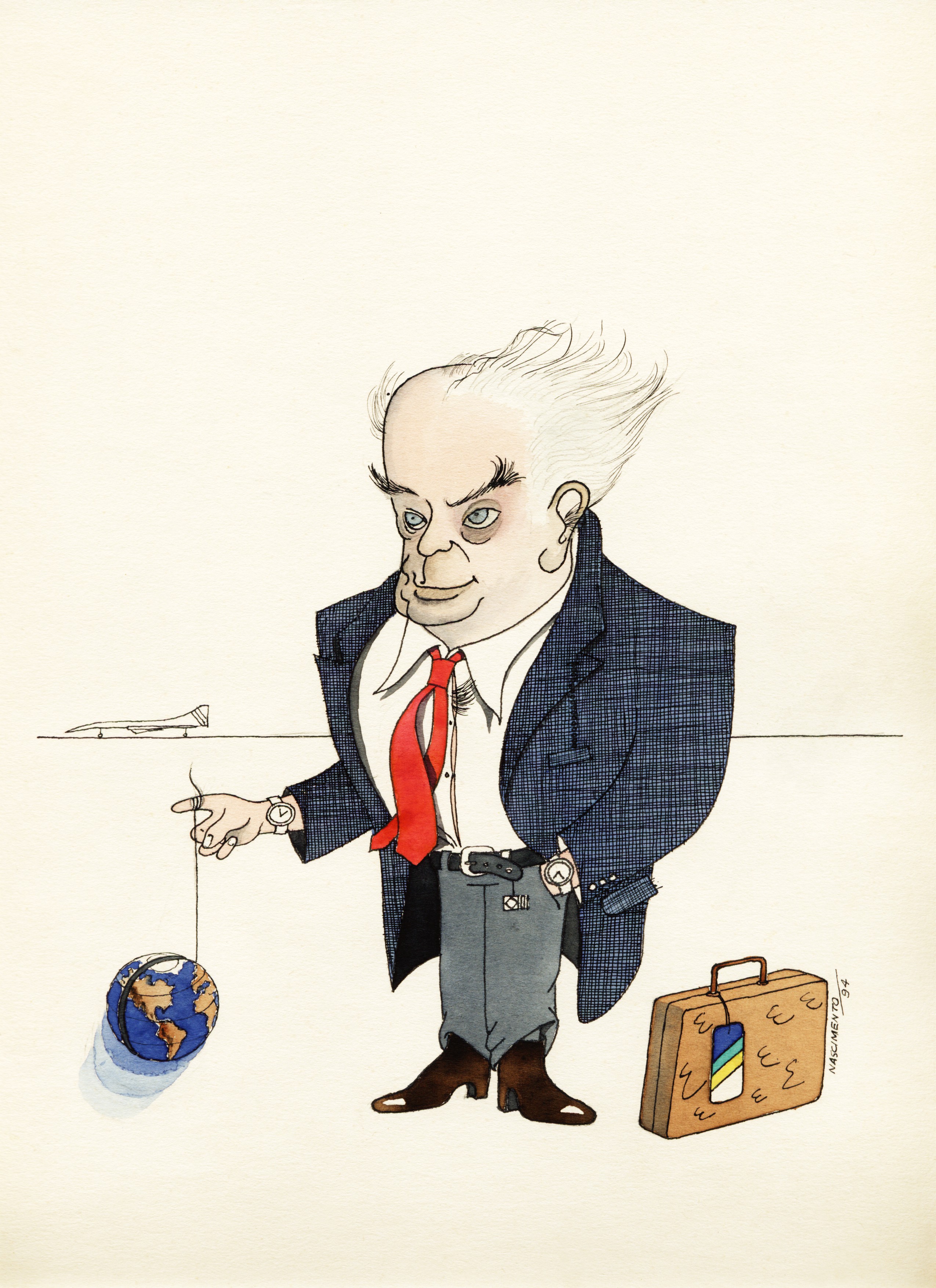Caricatura de Eliezer Batista.
