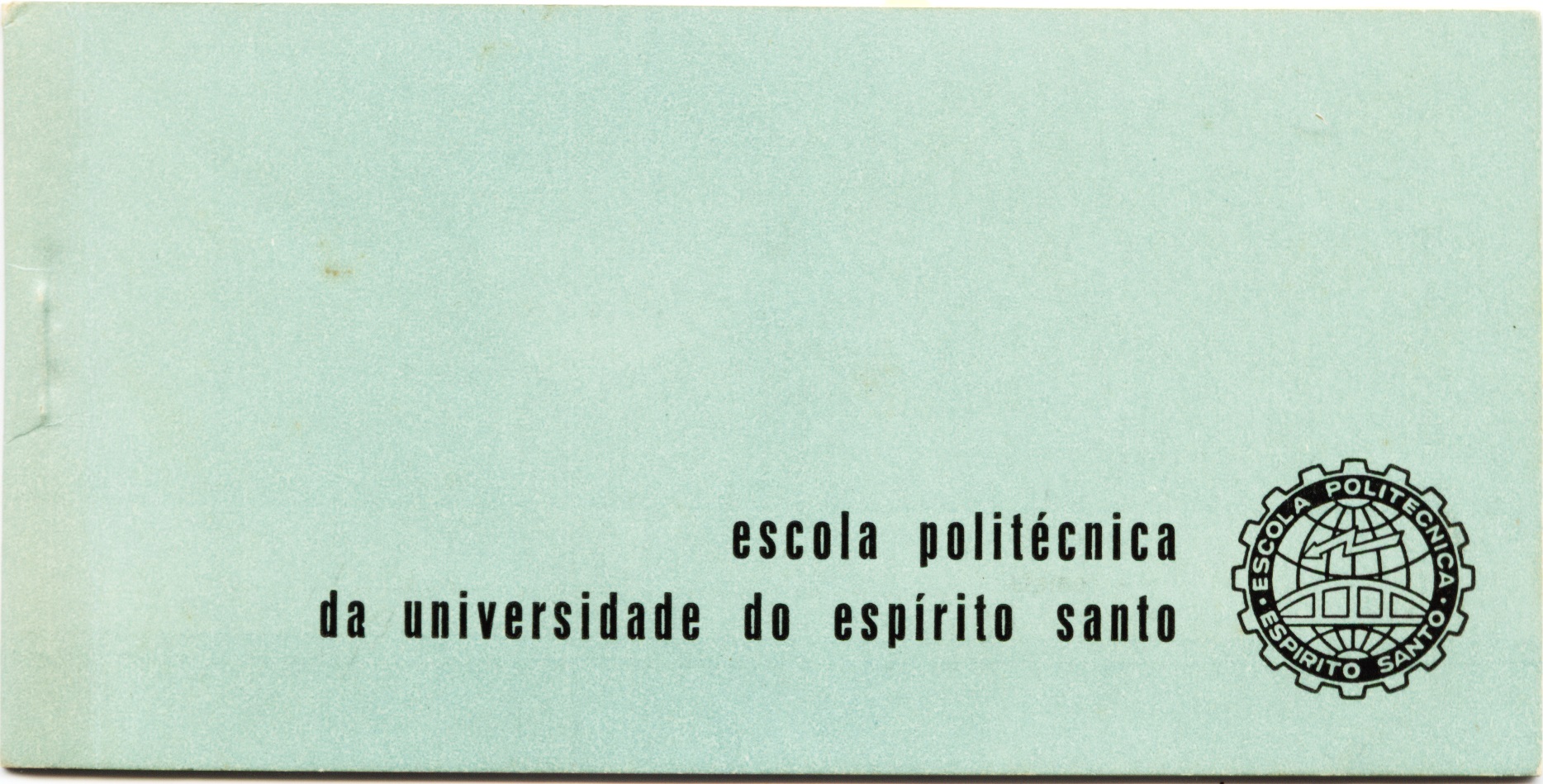 Convite para a Formatura da turma de engenheiros da UFES (Universidade Federal do Espírito Santo).