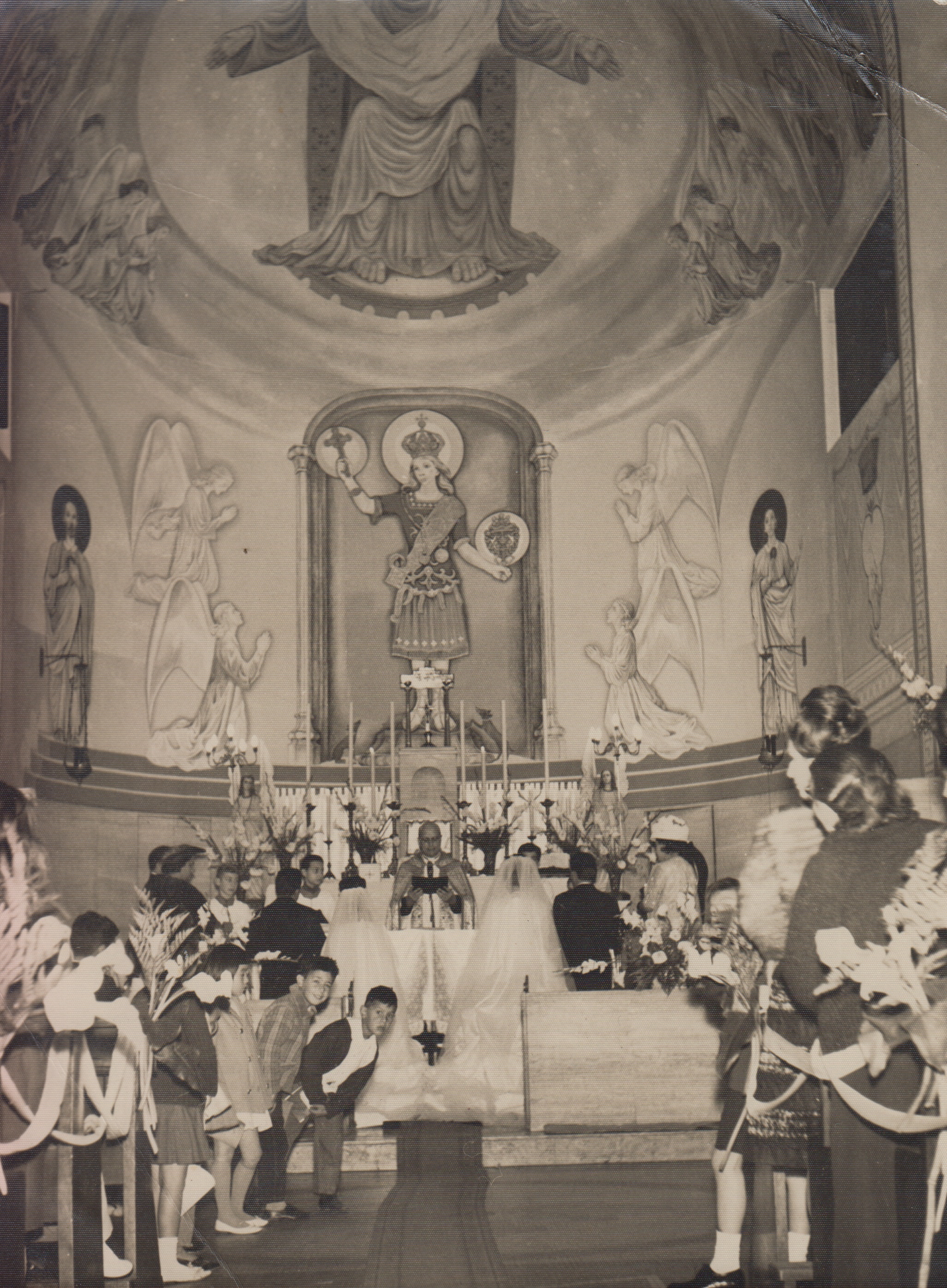 Missa na Paróquia São Vito.