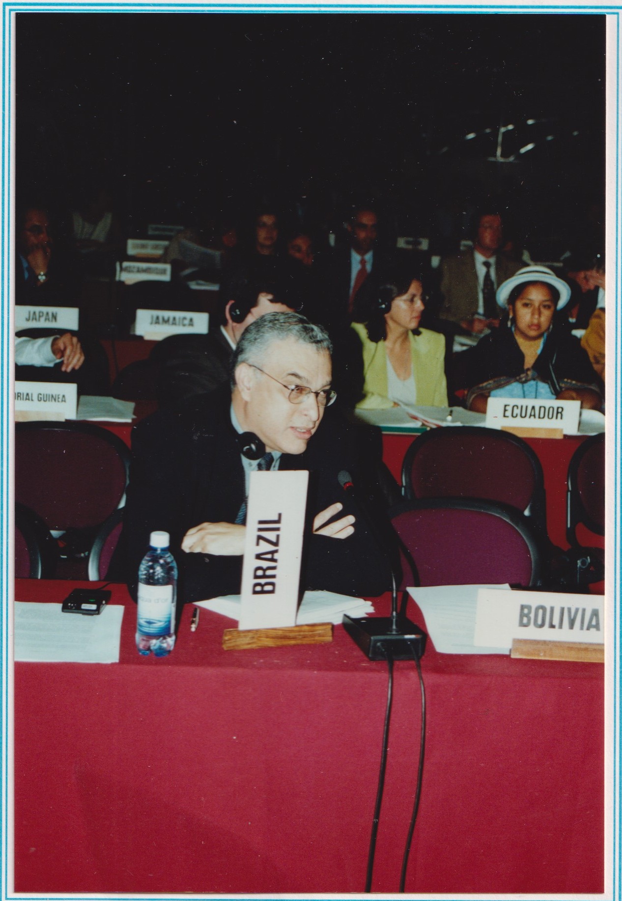 Foto do embaixador Tadeu Valadares, integrante da delegação brasileira que participou da III Conferência Mundial Contra o Racismo, Discriminação Racial, Xenofobia e Intolerâncias Correlatas, em Durban, na África do Sul.
