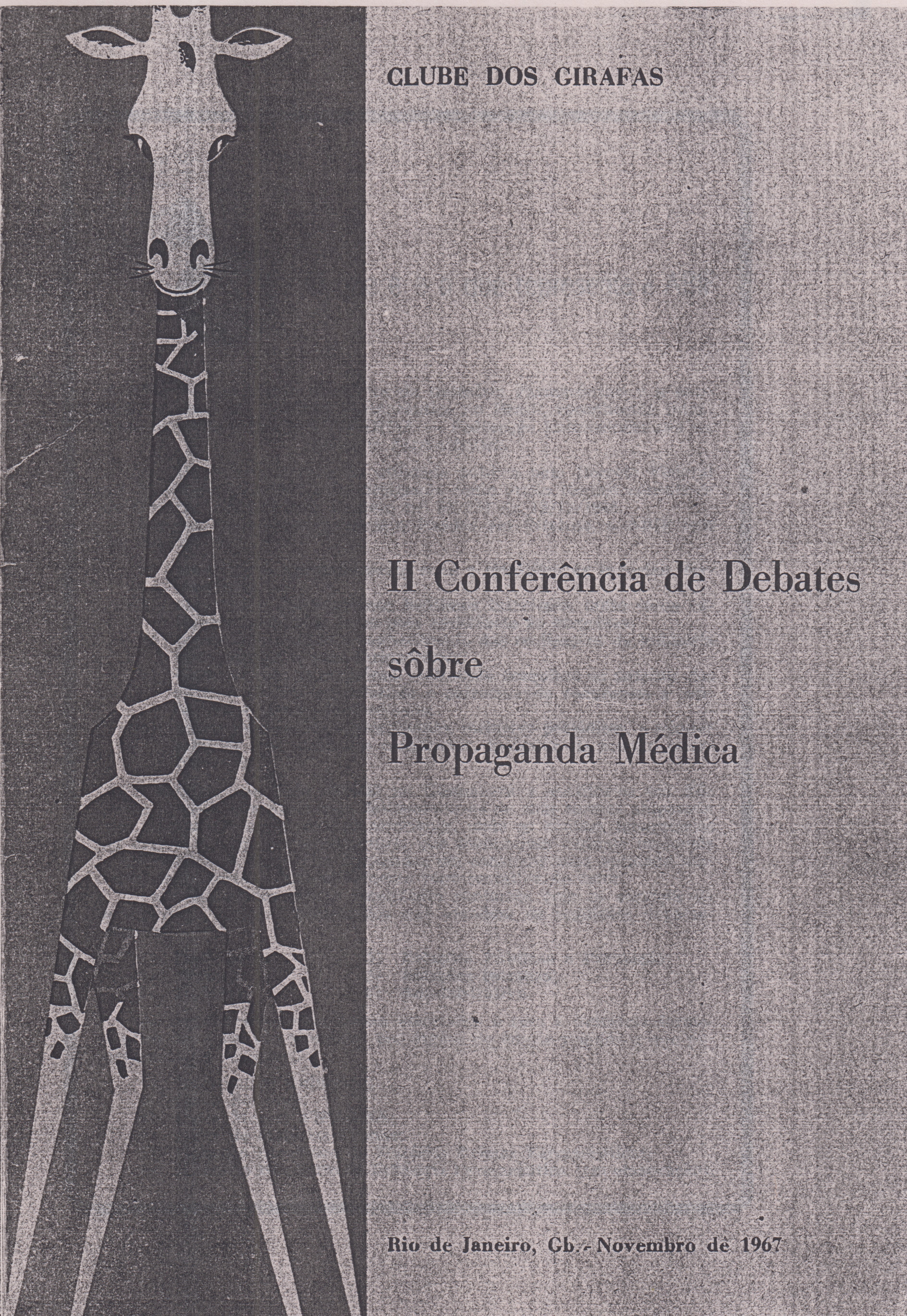 Publicação do Clube dos Girafas, que congregava gerentes de venda, de produto e os supervisores, sobre propaganda médica. Oswaldo participou de uma mesa redonda de marketing que está nesse trabalho e que tinha como tema o valor da opinião do médico no pré-lançamento de um produto. O nome do clube se deu pois a girafa, como tinha um pescoço muito alto, consegue ver mais longe que os outros.