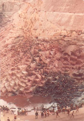 Cava principal de Serra Pelada