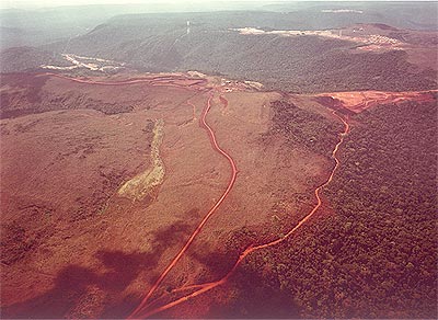 Vista geral da clareira da N4E em Carajás