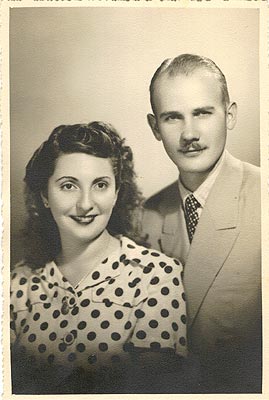 Margarida (irmã de Luís) e o marido, Germano Martinsom.