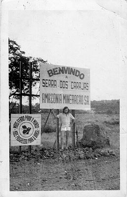 Adonias Abreu no ano em que chegou a Carajás, 1974.