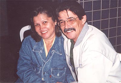 Armando Cordeiro com a esposa Angélica