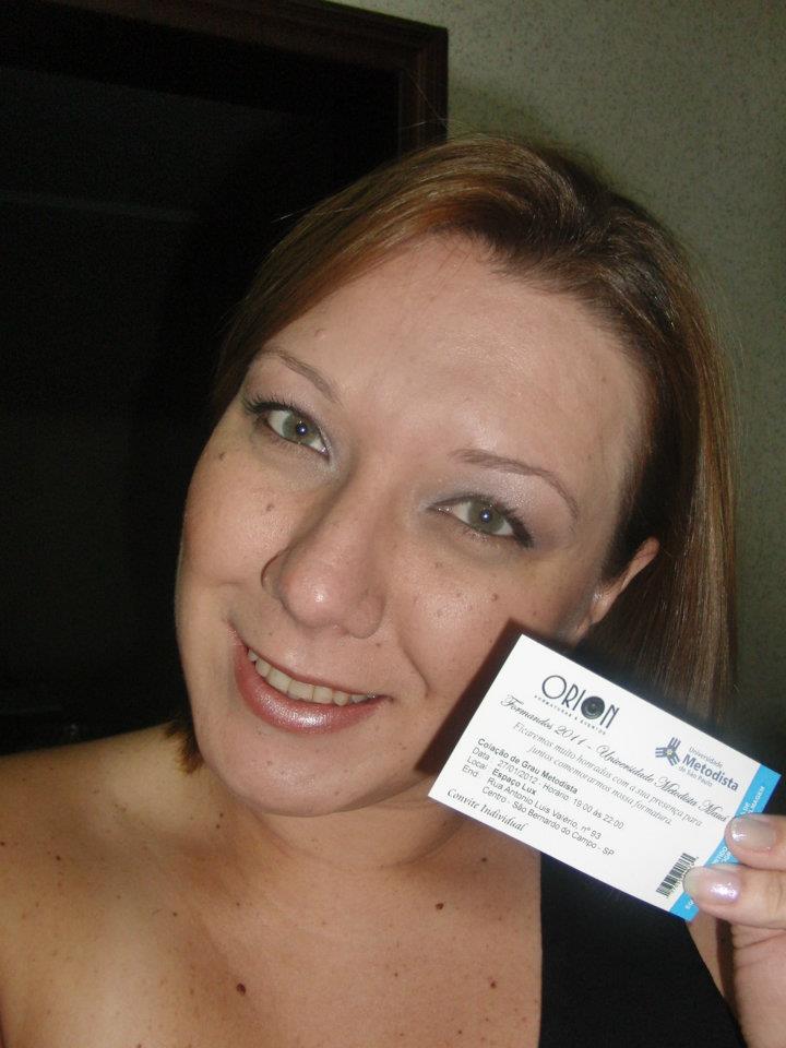 Foto do dia da colação de grau do curso de Pedagogia.