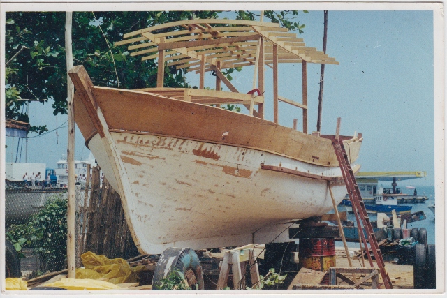 Barco construído do zero por Marco Rafael.
