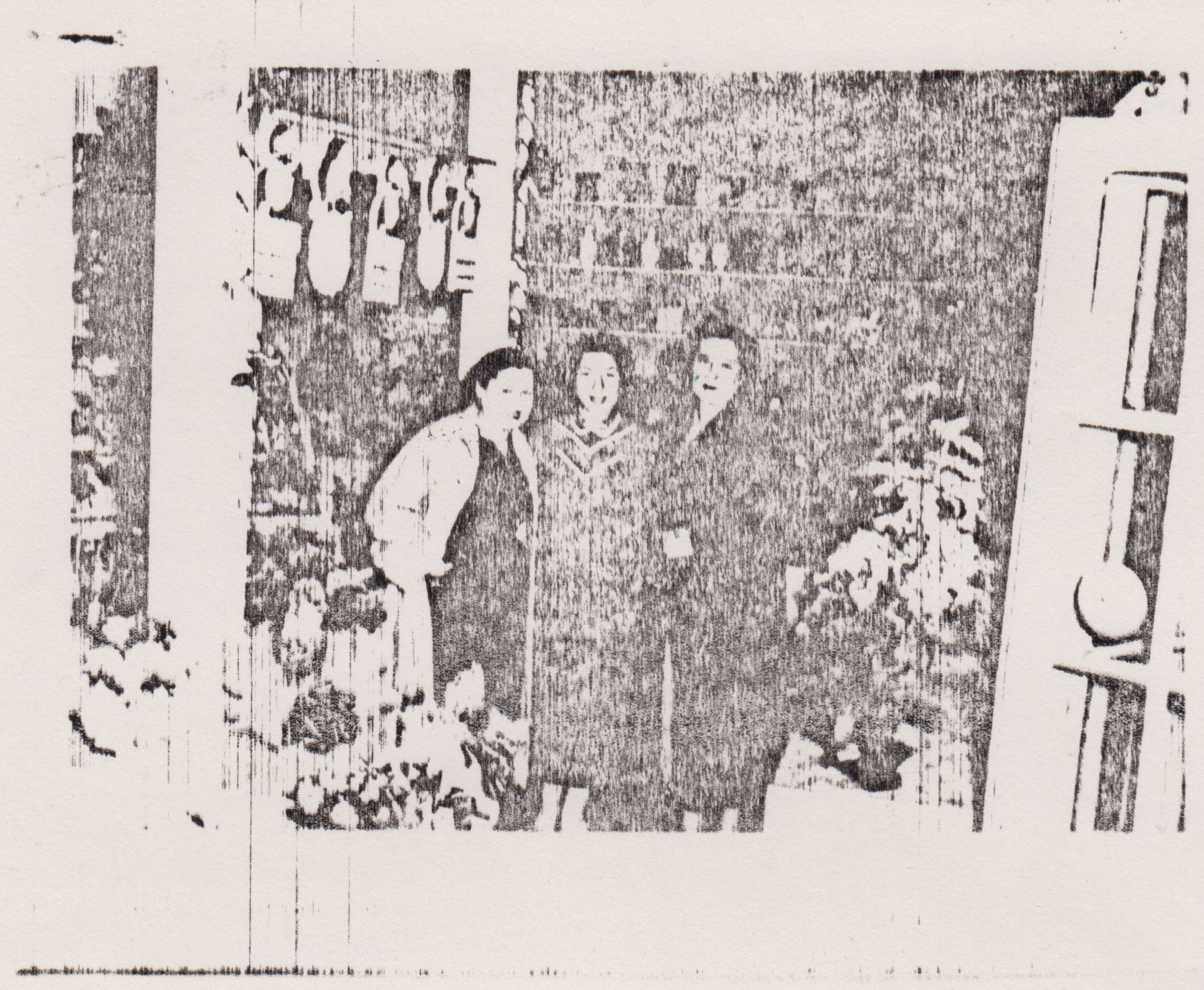 Visita da família a loja 