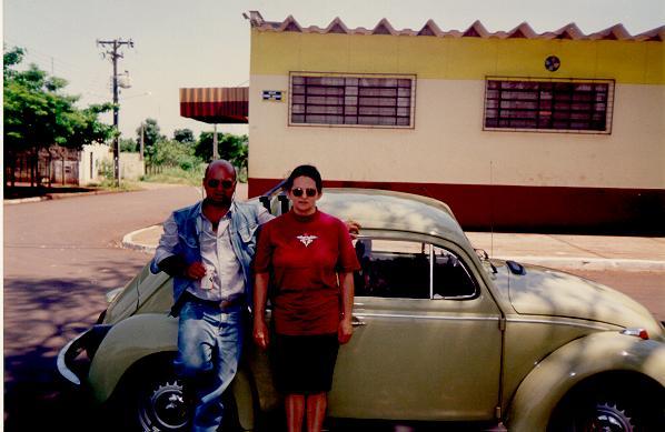 Viagem ao estado do Mato Grosso, a cidade de Mundo Novo. Foram de fusca, que é uma relíquia pois está com Farina há 22 anos.