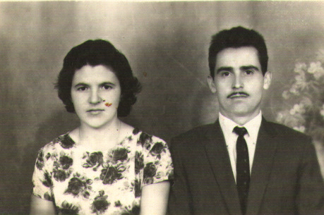 João Francisco Navarro e Geni Rubira Navarro. Nova Europa, SP, 1971.