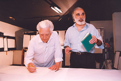 Amilcar de Castro e Paulo Vilara.