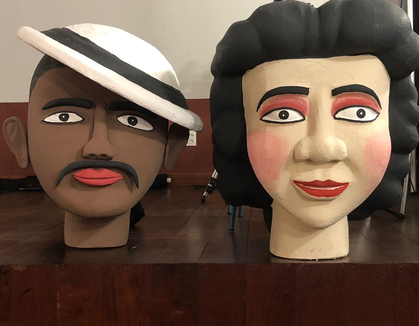 Maria Pereira e Zé Pereira produzidos pelo Bloco do Gueto para o 1° carnaval pós Covid.