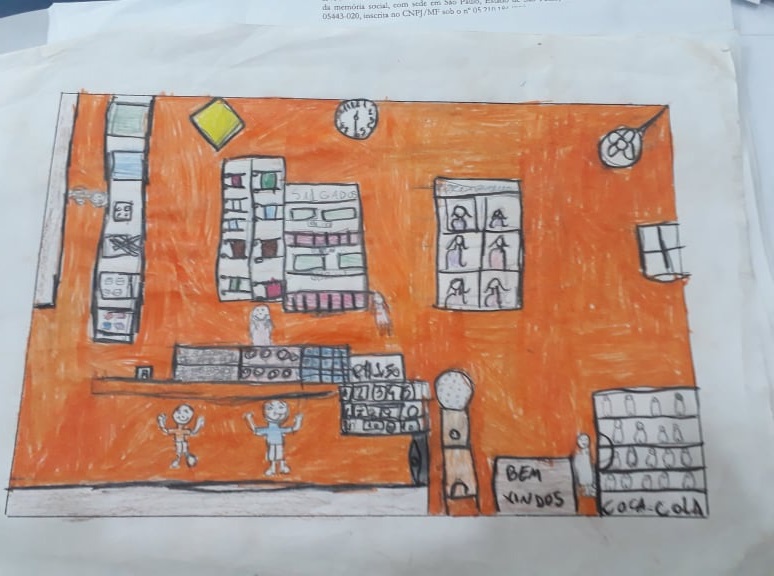 Desenho de imaginação de sua loja 