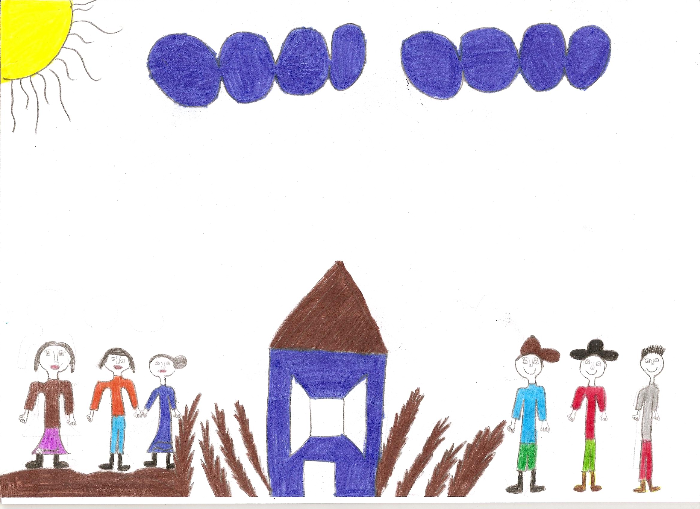 historia: O desenho de sua família.<br>