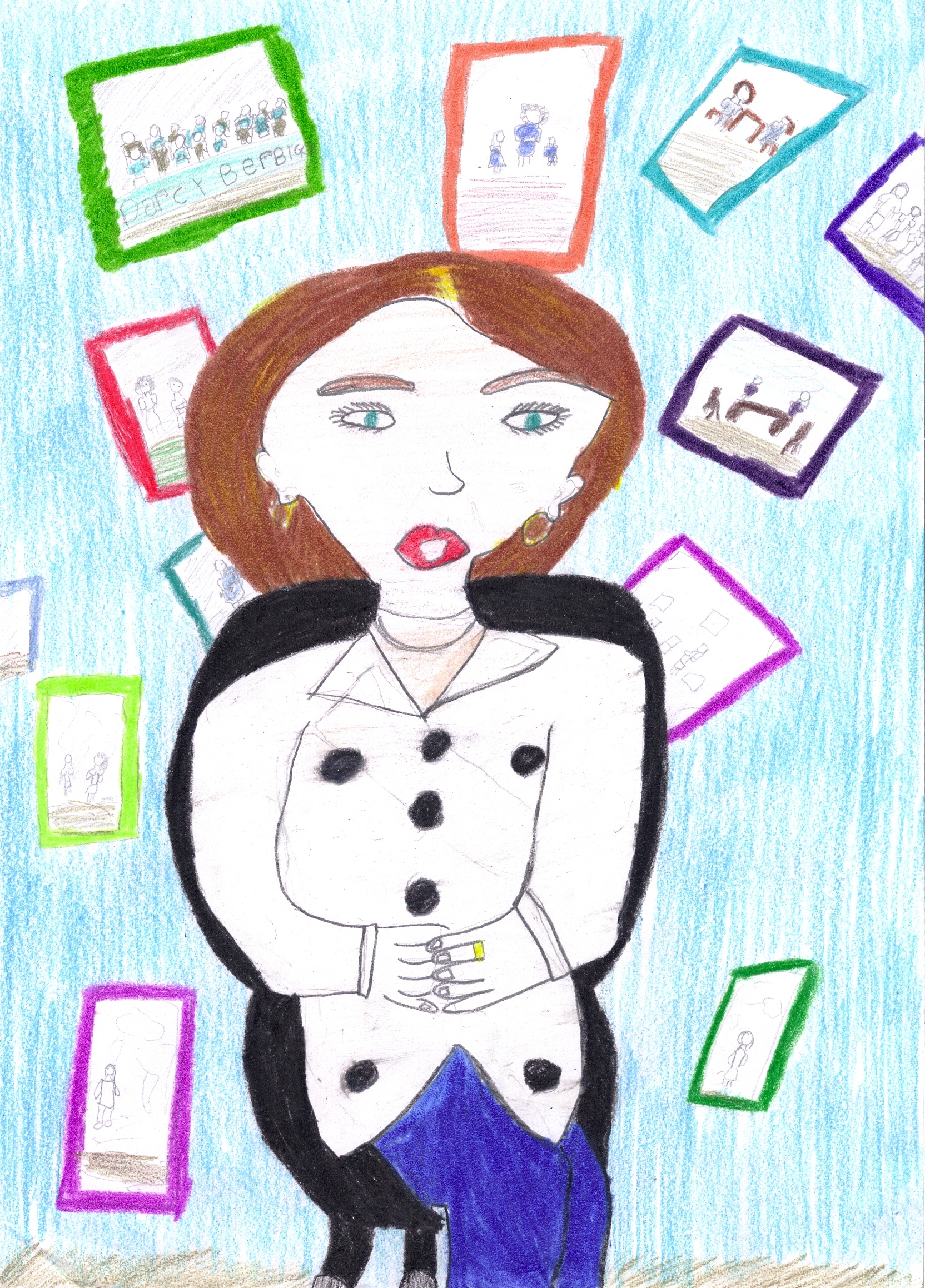 personagem: Teresinha Maria Bonacina e Alvaci Margaret Tolotti Silveira<br>historia: As amigas e participantes do projeto Memória Local saudando a escola pela qual dedicaram seu trabalho e carinho.<br>