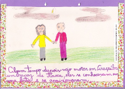 historia: quando jovem, Alaíde foi morar em Araçaíba, onde conheceu o amor de sua vida, se apaixonaram rapidamente.<br>