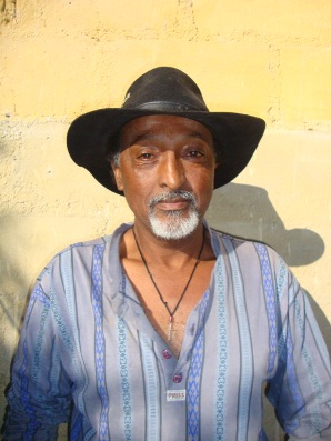 personagem: Senhor Sebastião<br>historia: Foto tirada para a confecção das camisetas dos depoentes e da colcha de retalhos.<br>