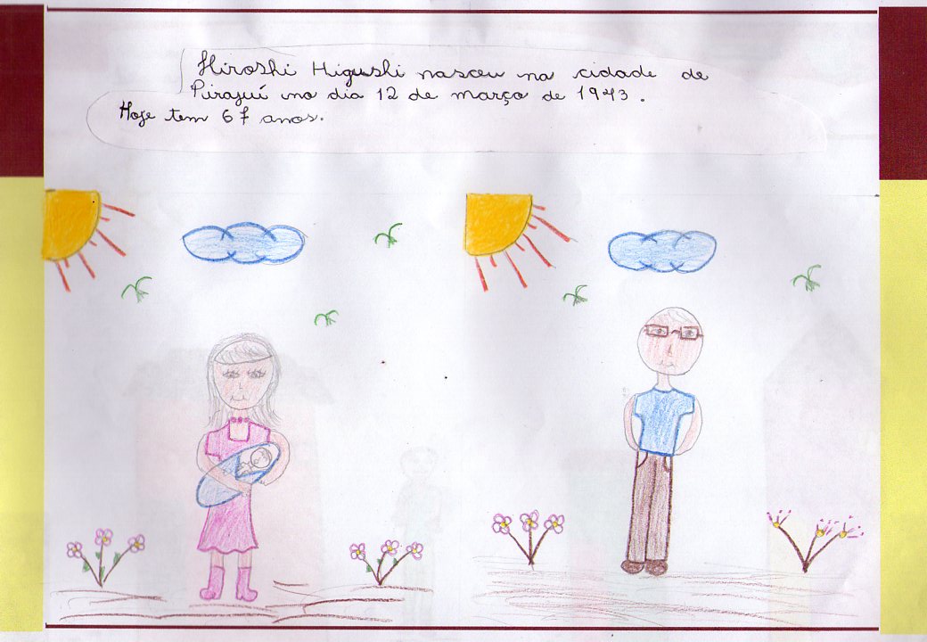 historia: Momento de felicidade da família pelo nascimento do filho.<br>