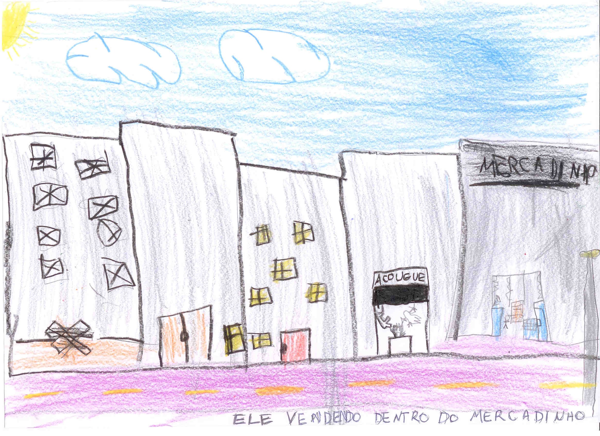 historia: Ele vendendo dentro do mercadinho<br>