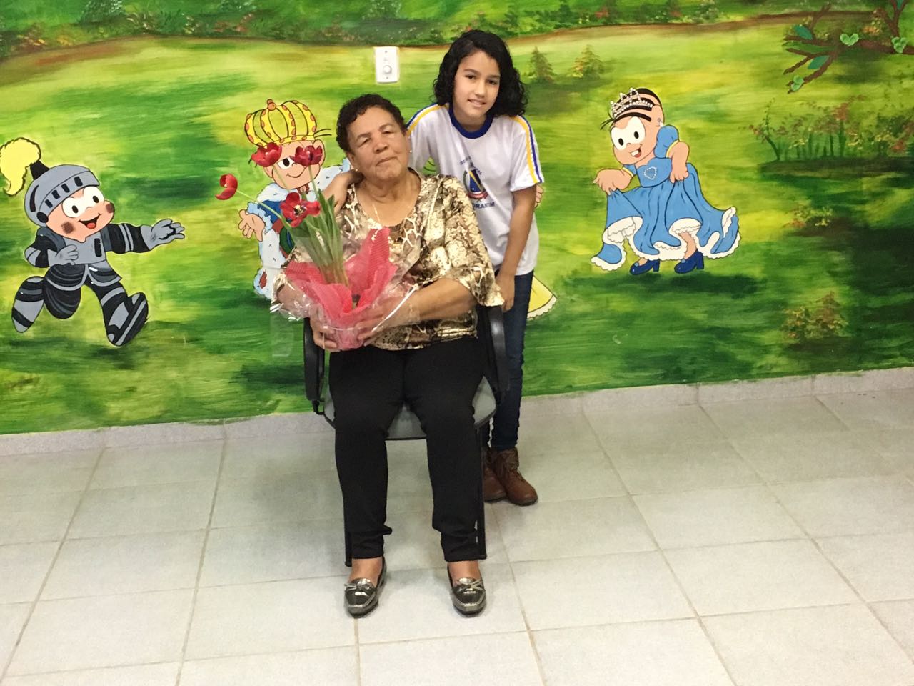 Tereza e sua bisneta