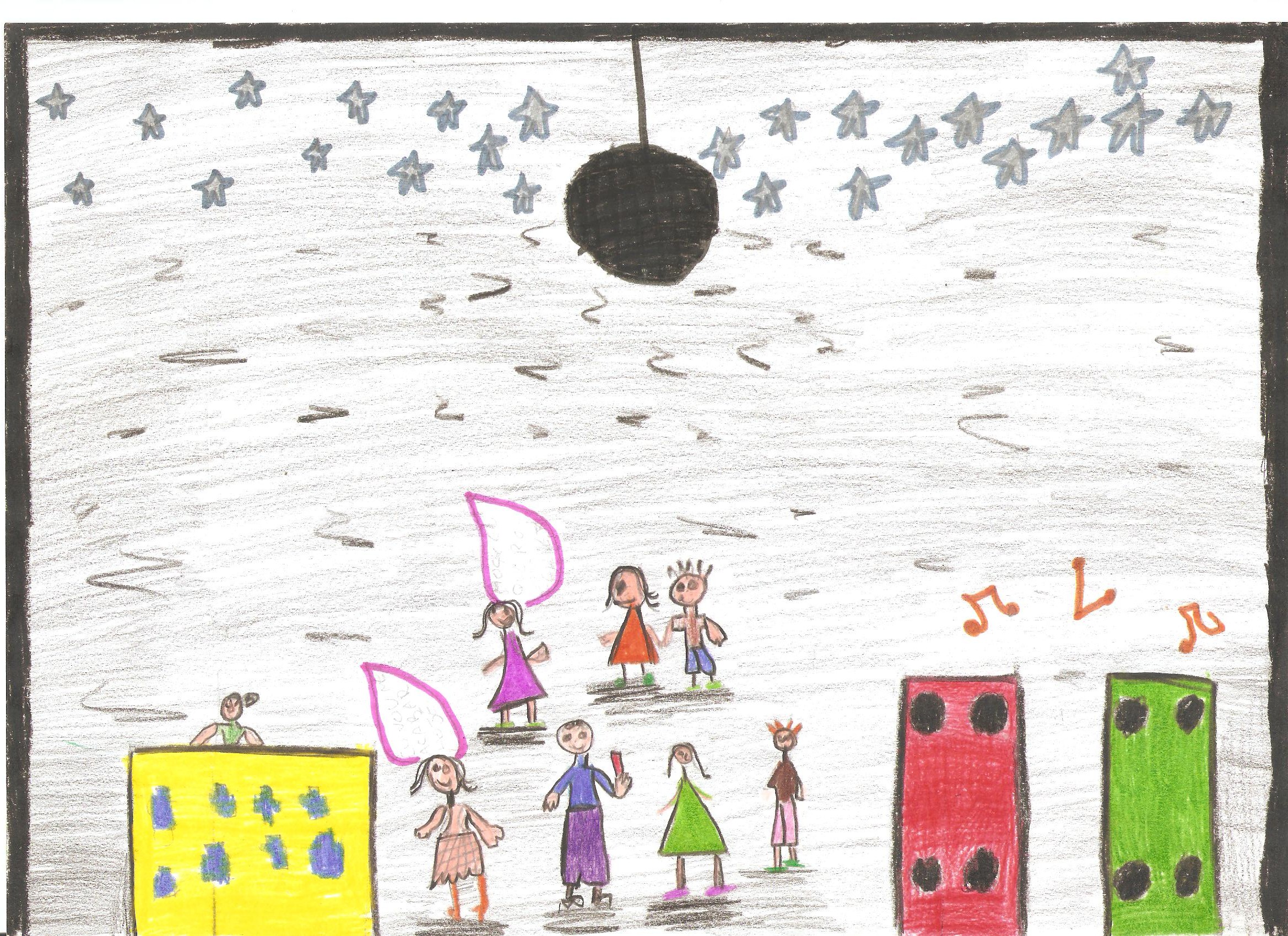historia: Desenho ilustrando os momentos da juventude de Antônio Cicero<br>