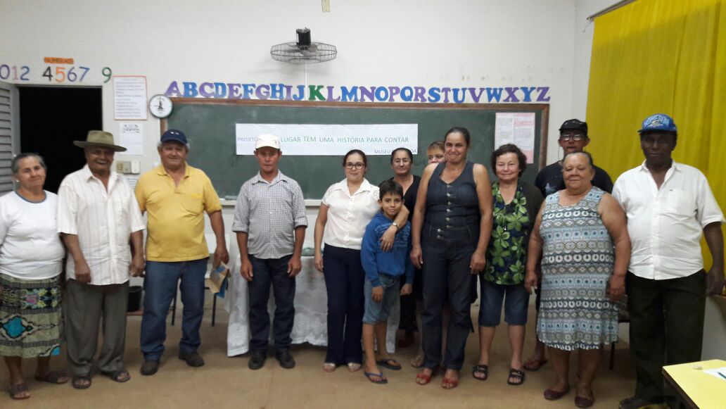 Turma da EJA com o depoente