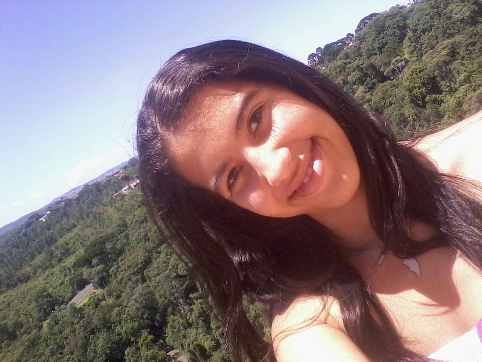 já estava admirando a paisagem de trás!!!