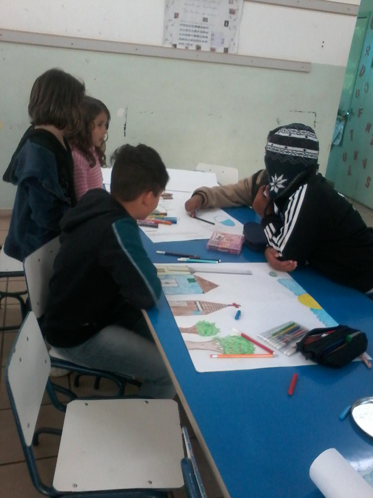 DESENHOS IMAGINANDO PASSADO PRESENTE E FUTURO DE ALUMÍNIO-SP