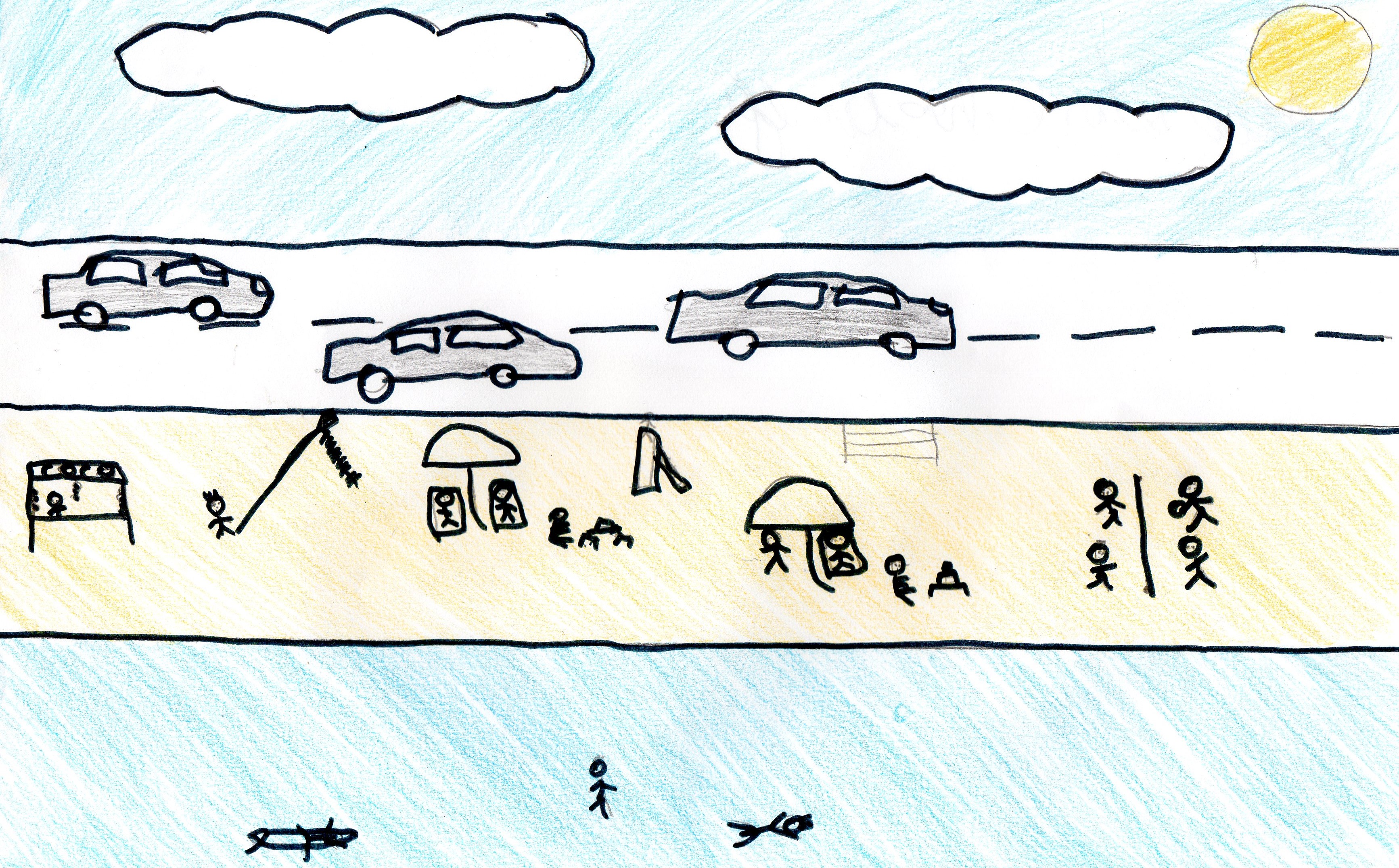 Diversão na praia