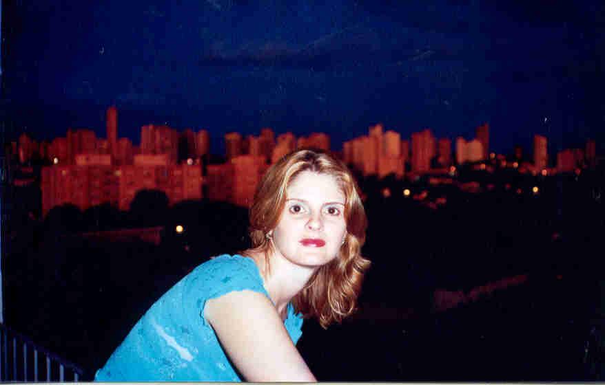 historia: Esta foto foi tirada no natal, pelo meu marido, na varanda do nosso apartamento.<br>