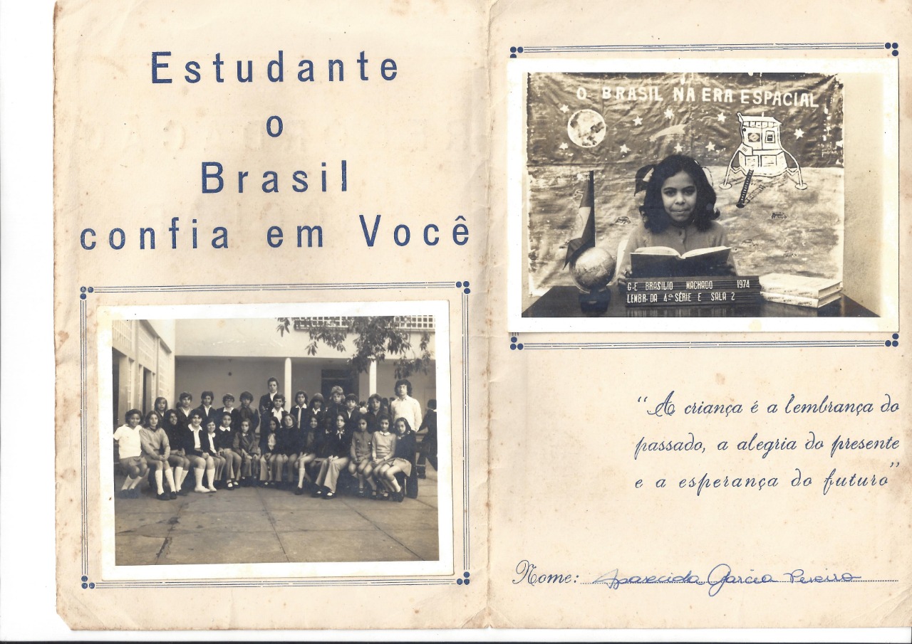 Cida no 4º ano da escola