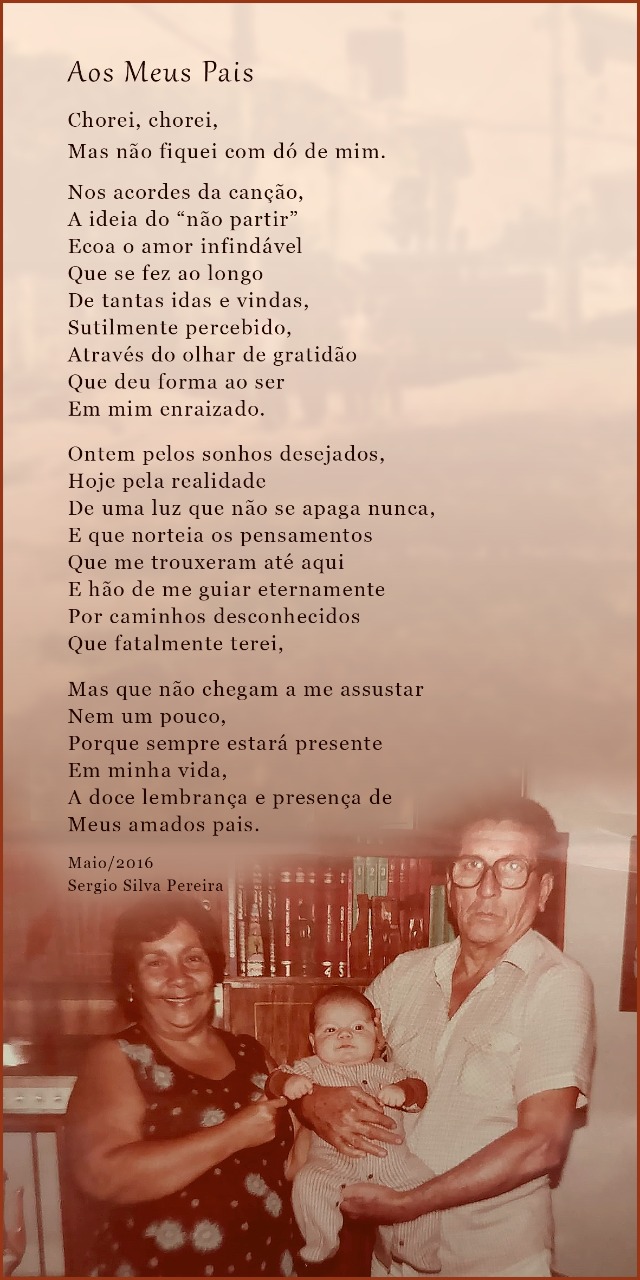 Encontramos na foto Dona Iracy e Senhor Hervet, segurando Leonardo, filho de Sérgio, em Bento Ribeiro. 
O registro foi feito quando Léo ainda tinha um aninho de idade. Dona Iracy viria a falecer pouco tempo depois, em 1985.
Sergio conta que teve uma vida muito boa e diferente dos tempos atuais, lembra de sua infância e adolescência e fala sobre uma saudade que o tempo faz acostumar. Completa dizendo: “A gente só morre depois que mais ninguém lembra de nós.”