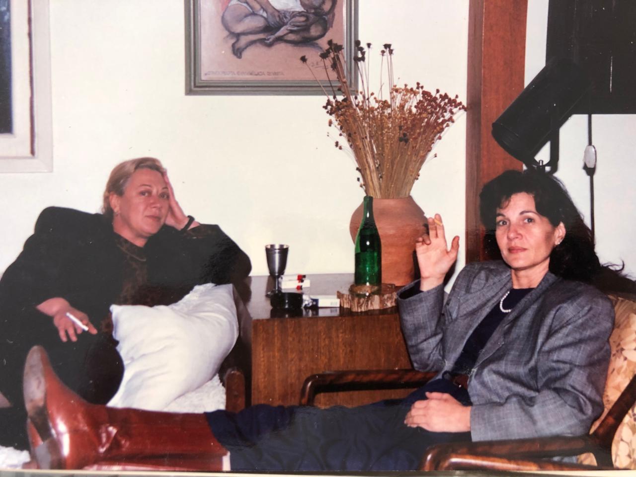 Márcia e sua grande amiga Ada.