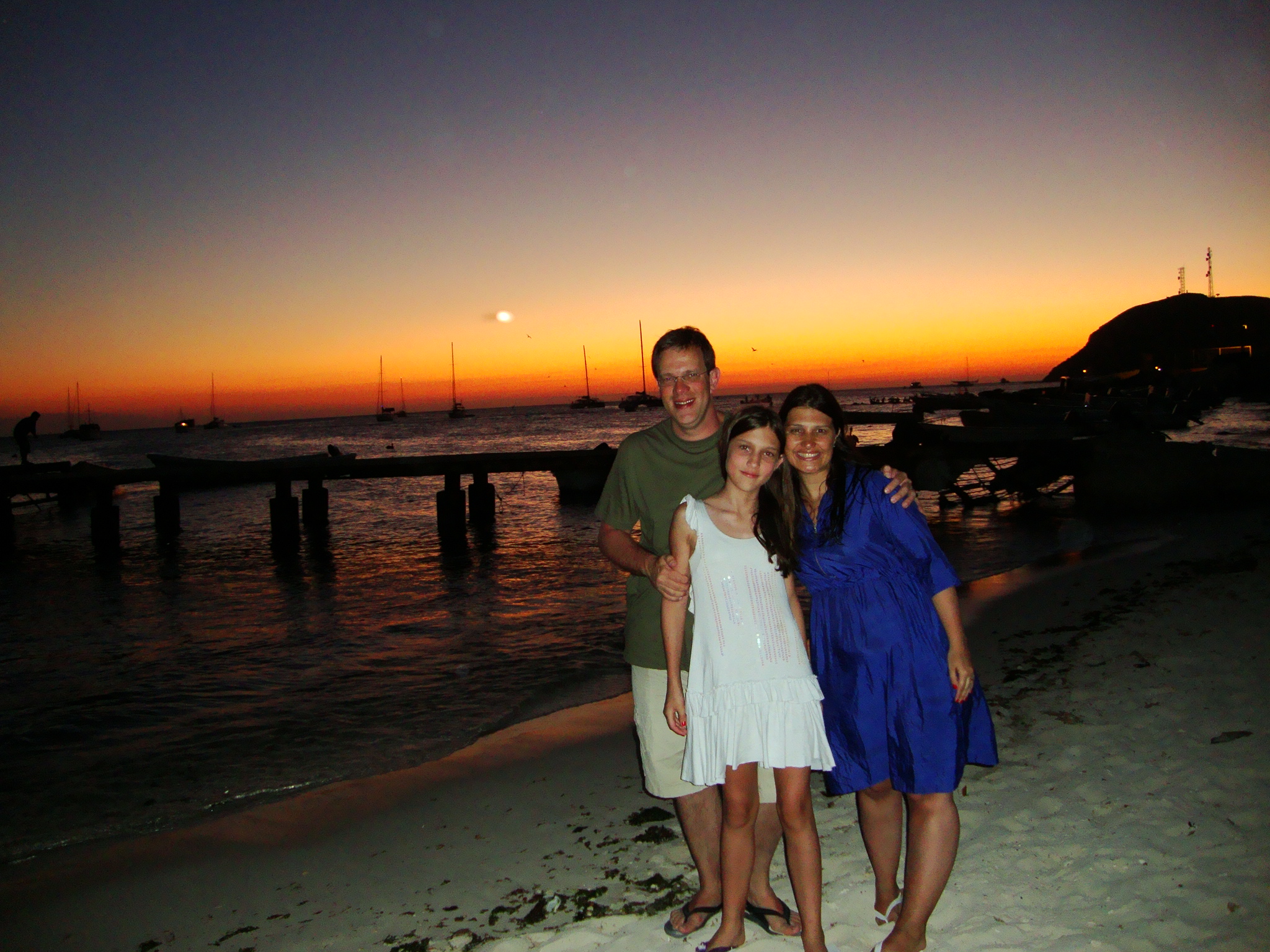 Com Natássia e Elaine de férias.