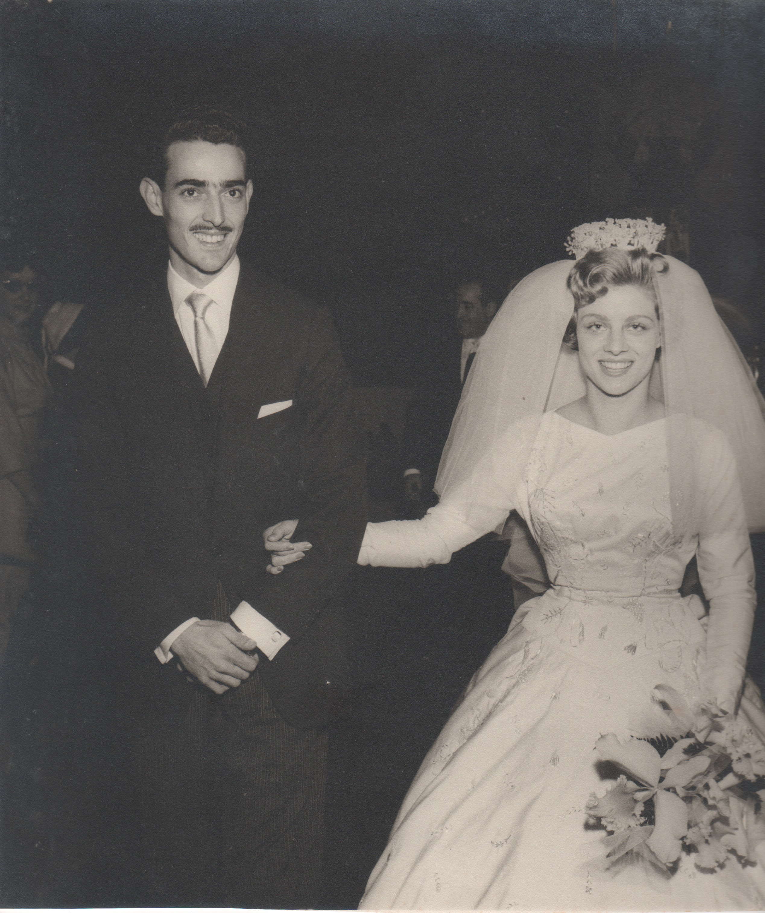 Para Anna, o casamento foi o dia mais feliz que ela já teve, na Igreja Imaculada Conceição.