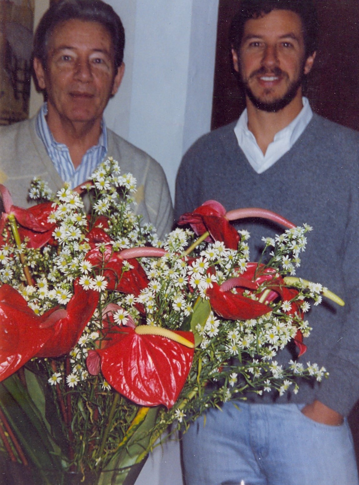Pai e filho reunidos
