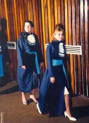 Madalena, Maria do Socorro e Lourdes na sua colação de grau