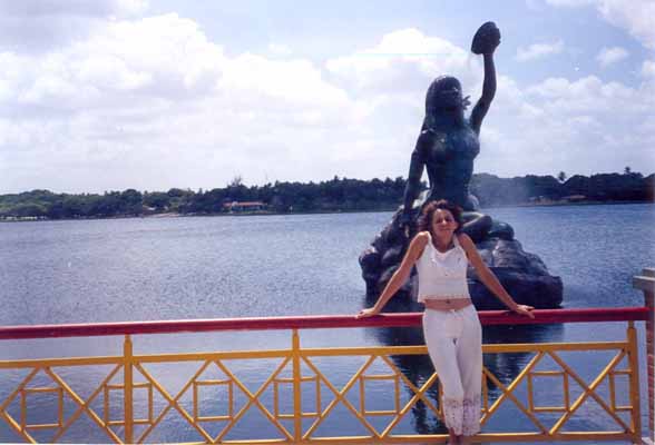 Festa de 100 anos de José de Alencar inauguração da estátua de Iracema. A modelo da estátua era sua prima Natália Nara ex-BBB
