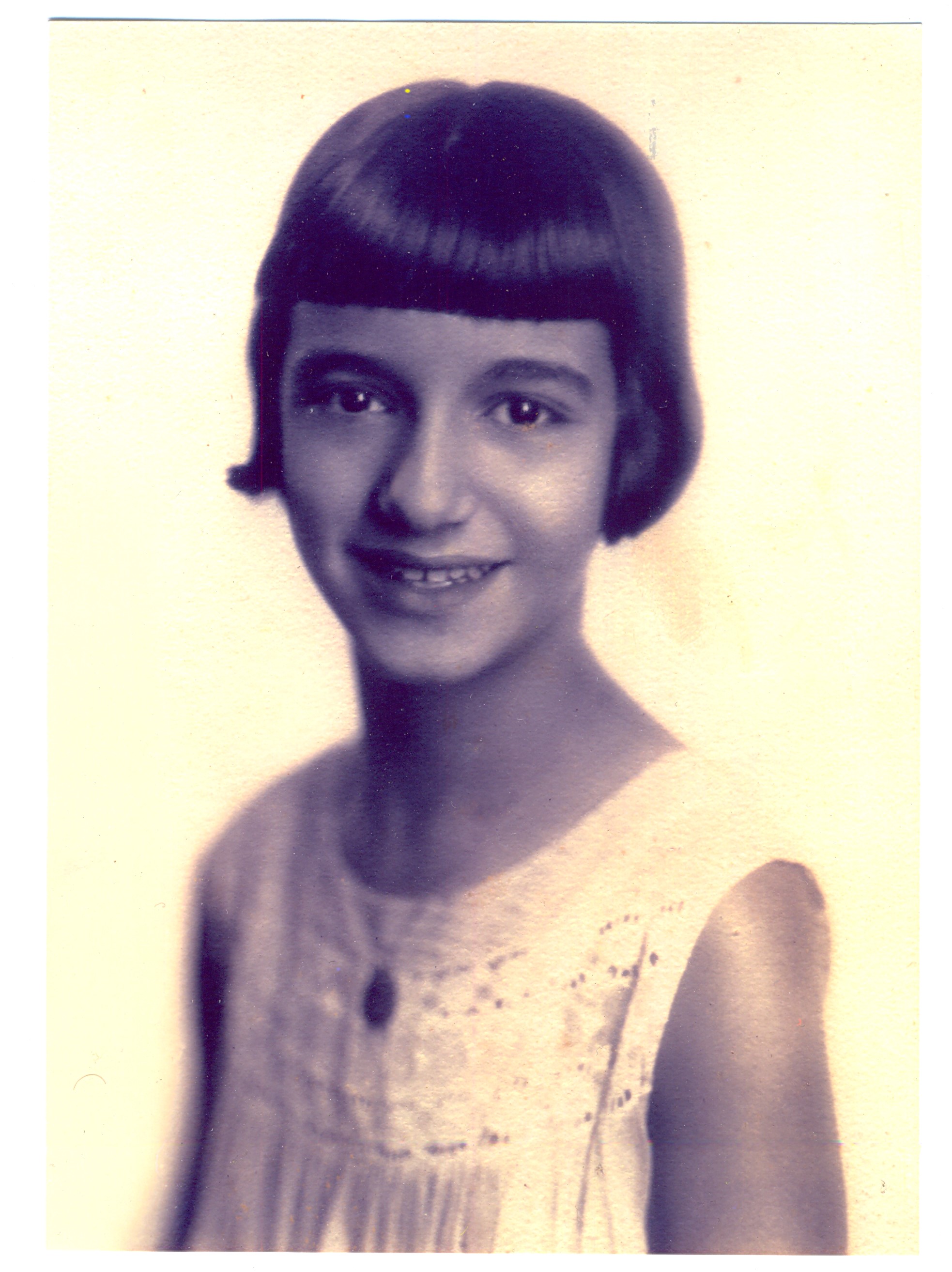 Fotografia tirada em São Paulo quando Zeila tinha seus doze anos