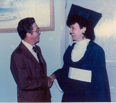 Na formatura do Magistério