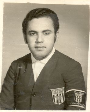 Retrato de Euro da época em que trabalhava na Federação Paulista de Futebol