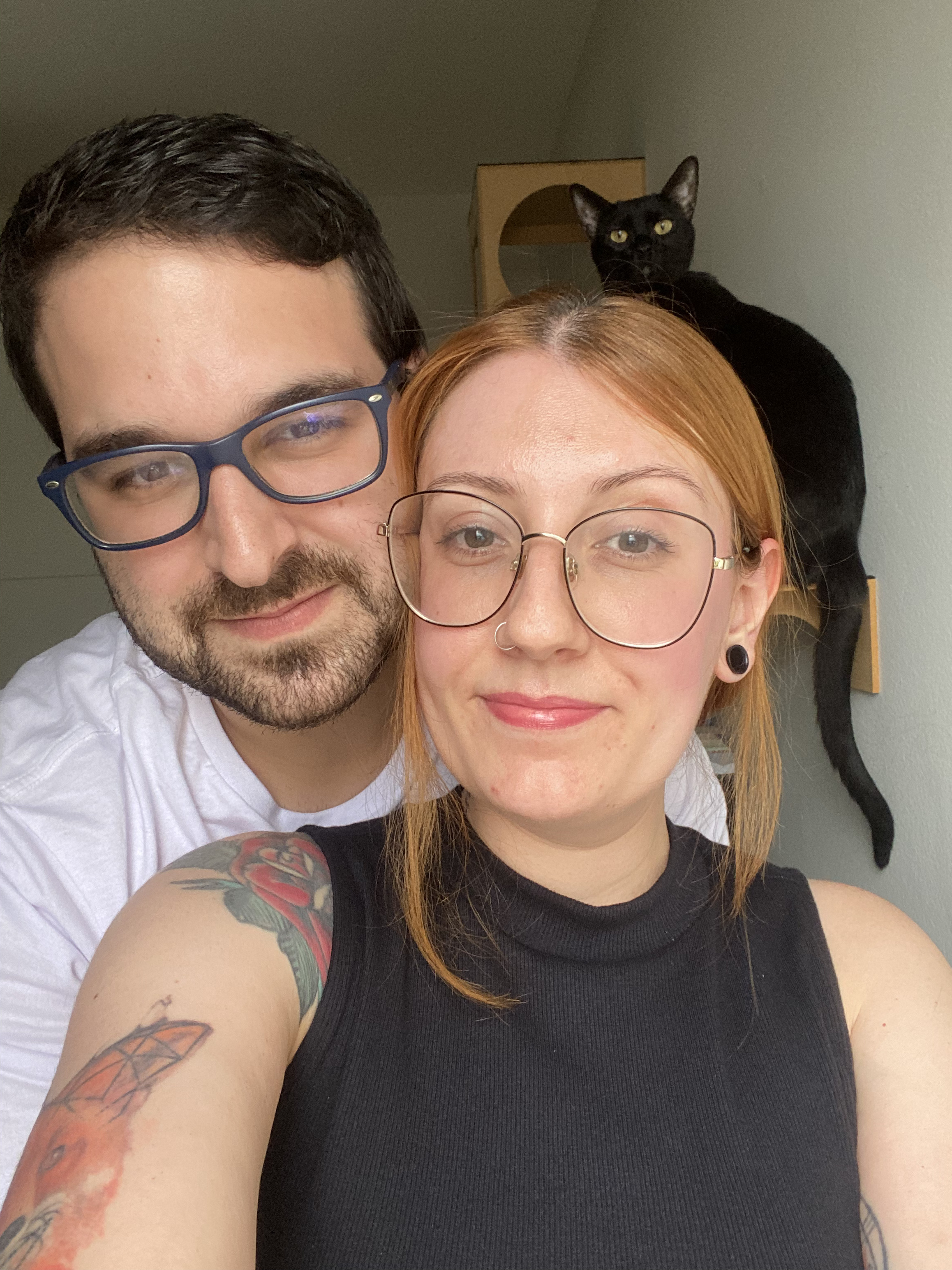 Raissa e Deja na última luz do ano