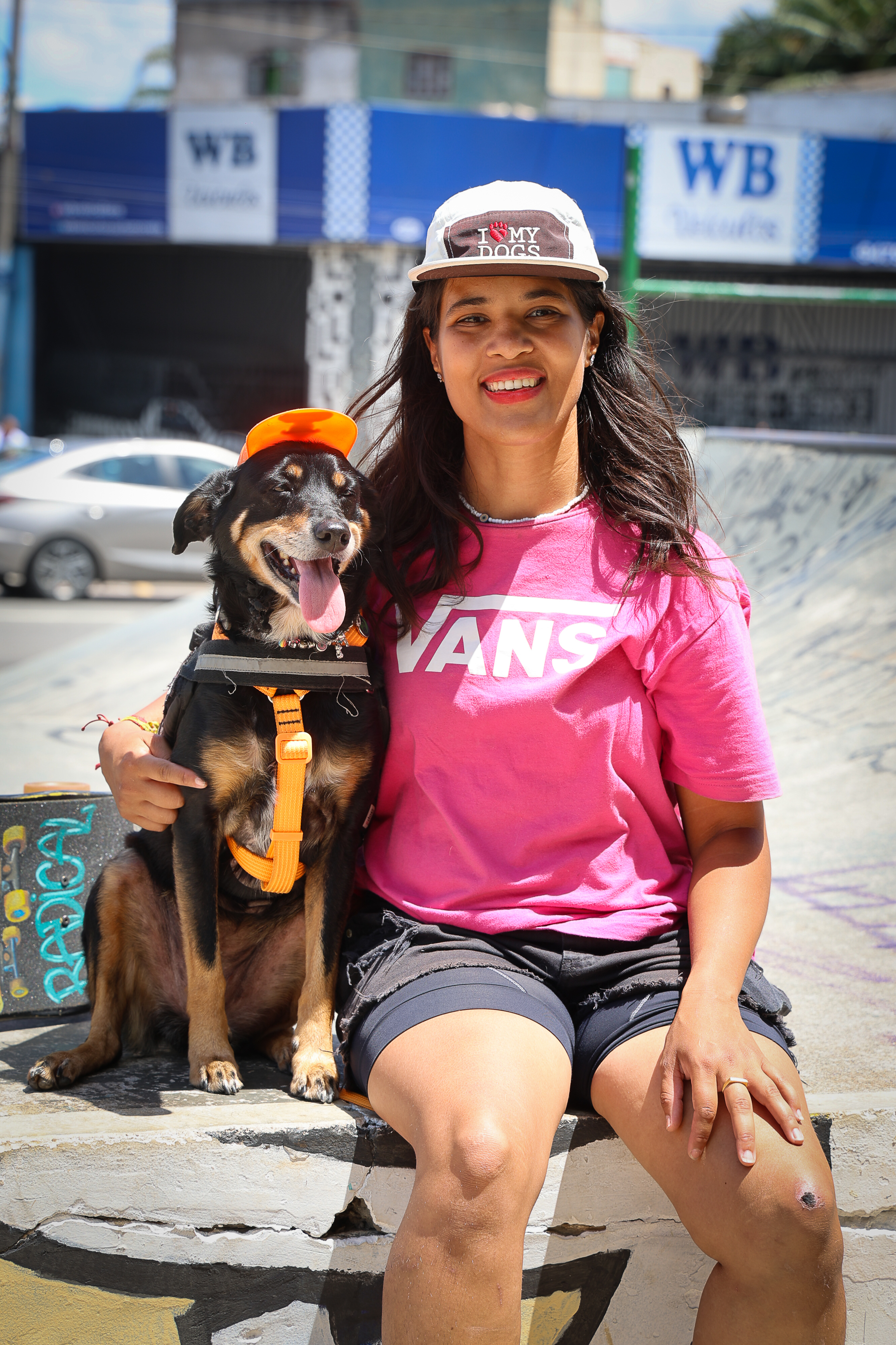 Rafa e Mel na Pista de Skate