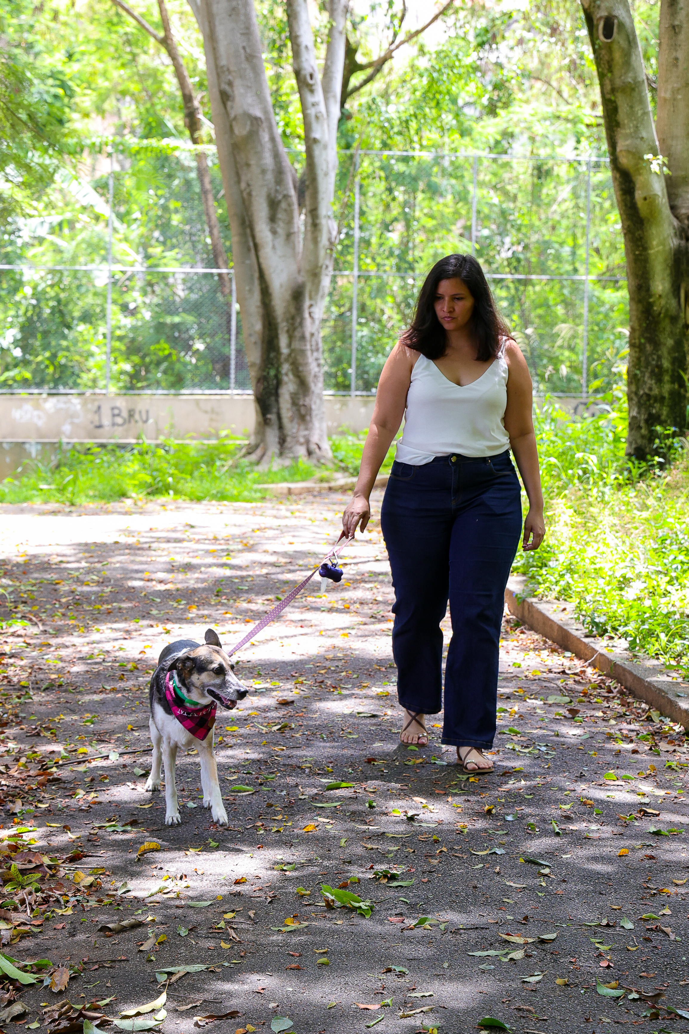 Oriana e Marta passeando