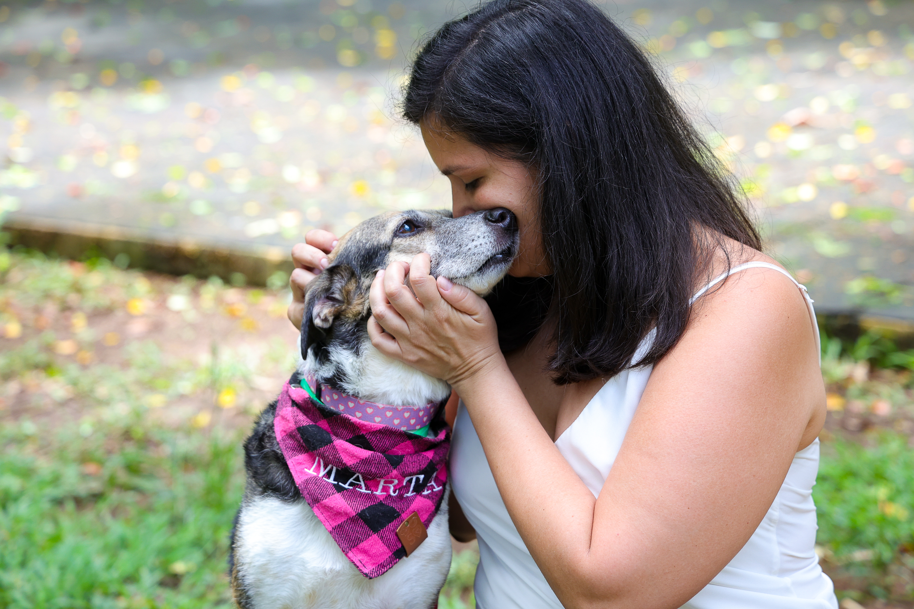 Oriana e Marta no parque