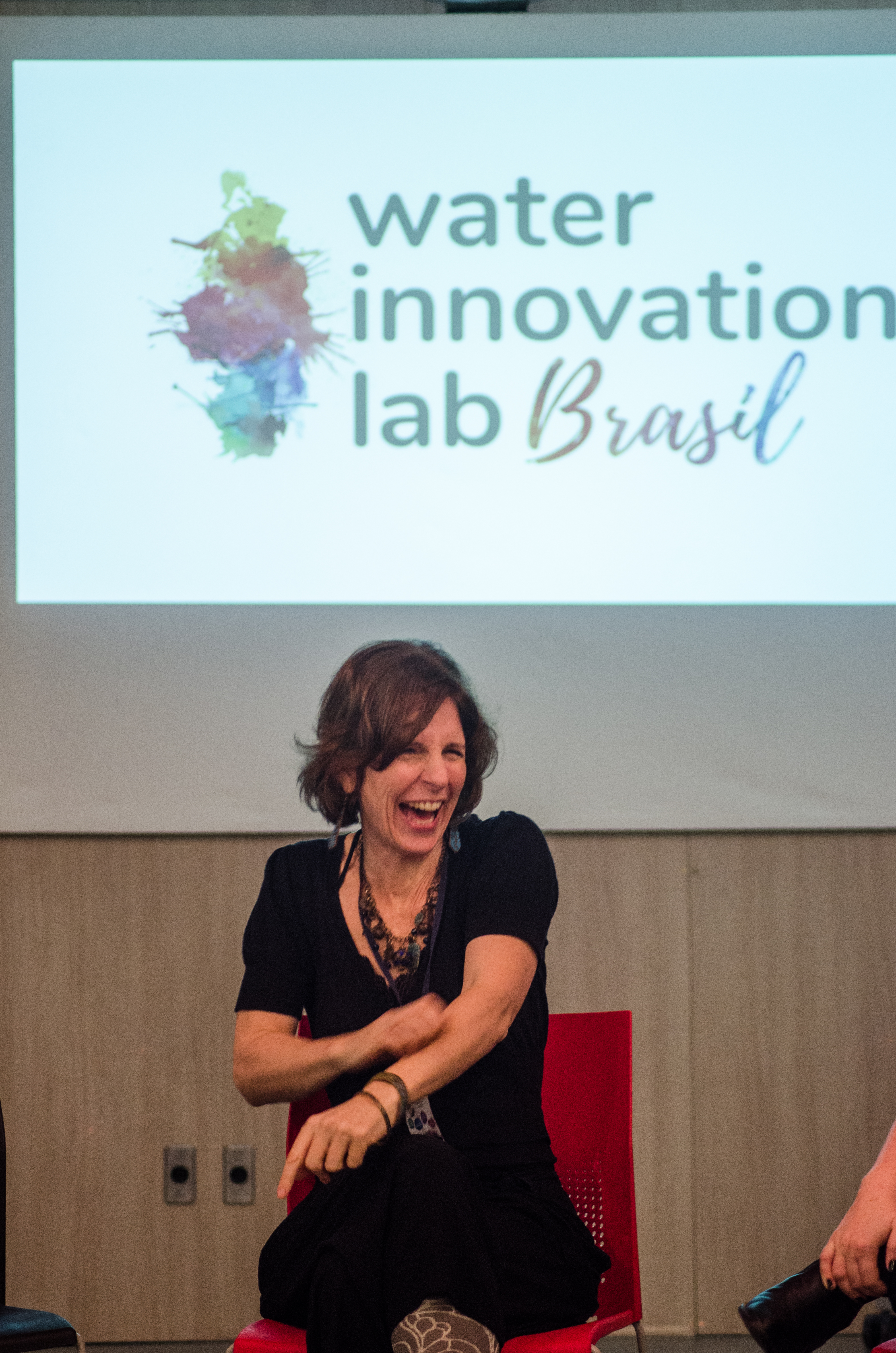 Dawn durante o Water Inovation Lab Brasil 2018.